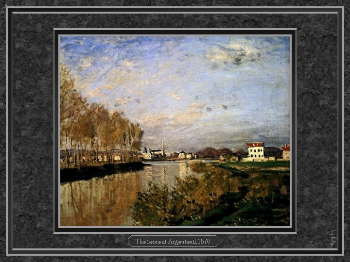 The Seine at Argenteuil, 1870 