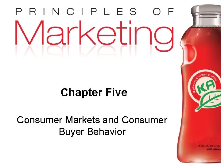 Chapter Five Consumer Markets and Consumer Buyer Behavior Copyright © 2010 Pearson Education, Inc.