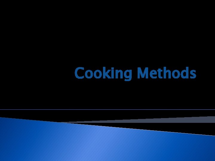 Cooking Methods 