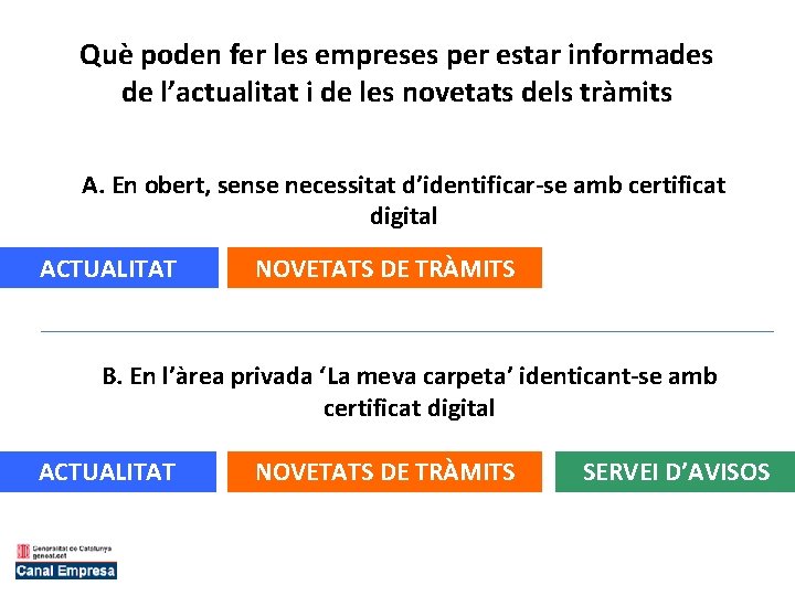 Què poden fer les empreses per estar informades de l’actualitat i de les novetats