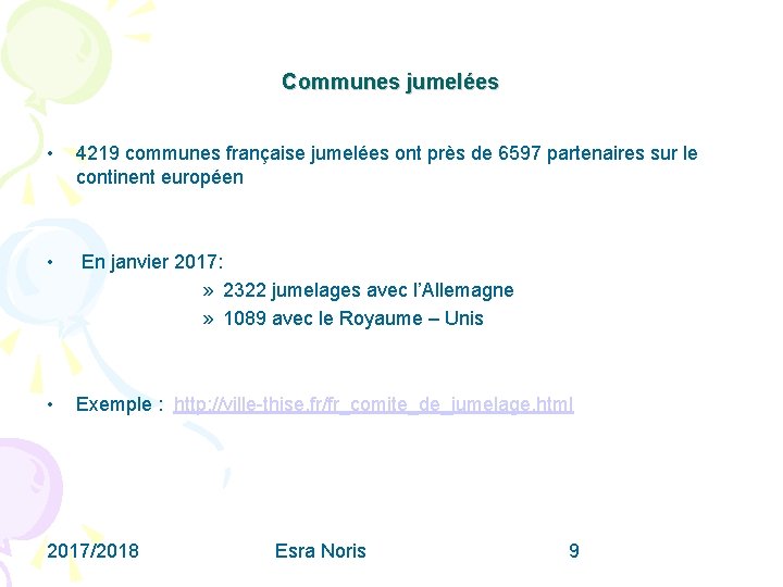 Communes jumelées • 4219 communes française jumelées ont près de 6597 partenaires sur le