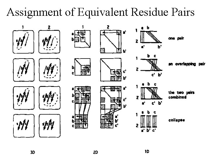 Assignment of Equivalent Residue Pairs 