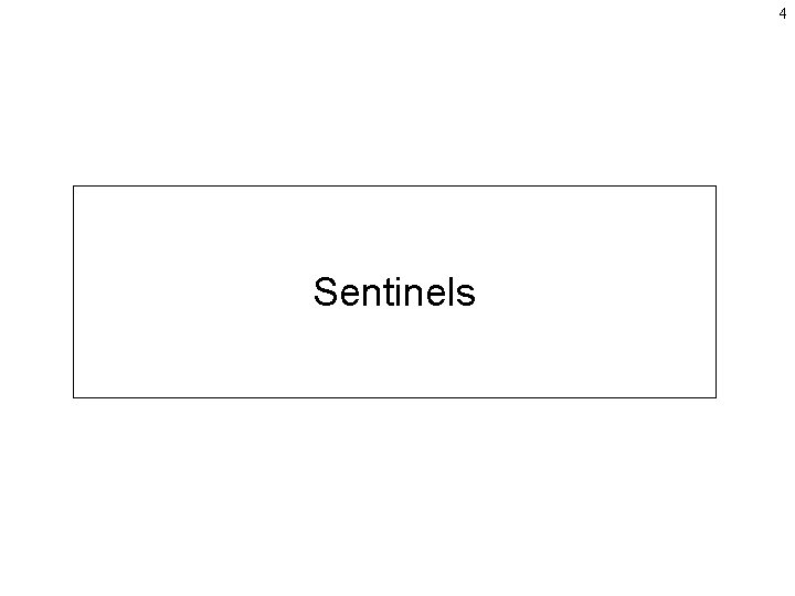 4 Sentinels 4 Sentinels