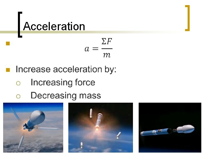 Acceleration n 