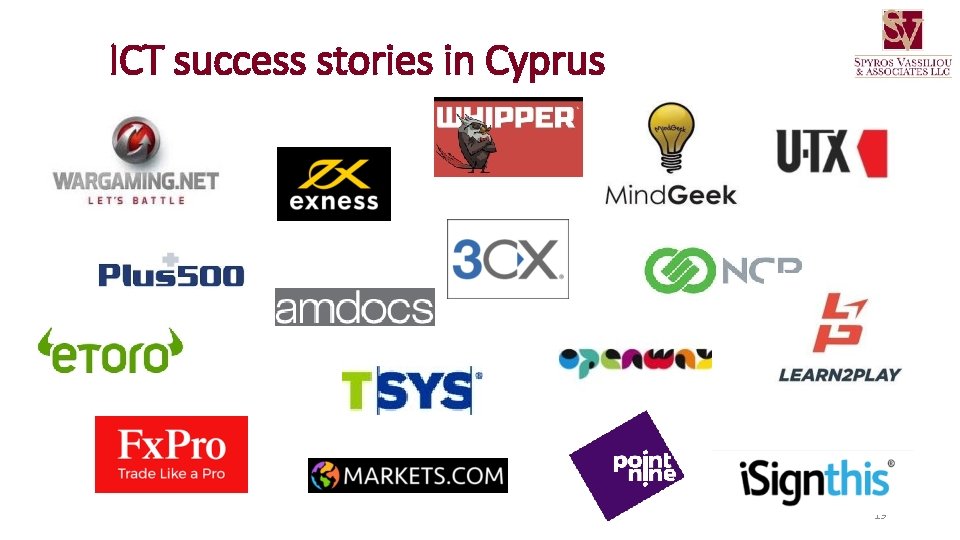 ICT success stories in Cyprus 19 