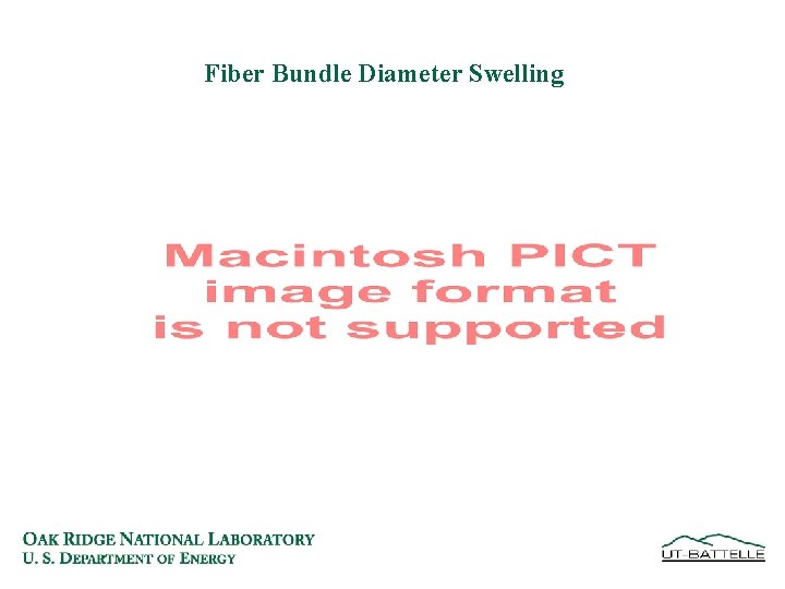 Fiber Bundle Diameter Swelling 