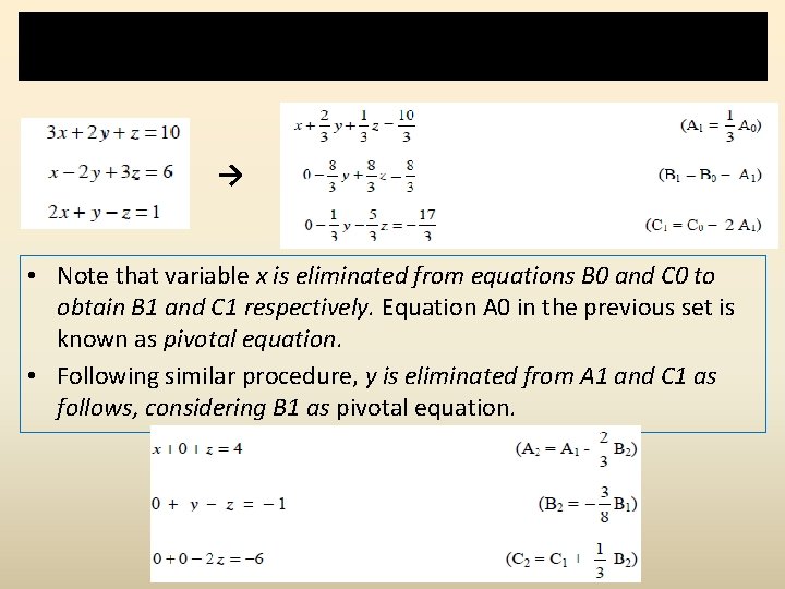 Canonical form of standard LPP cont. . . → • Note that variable x