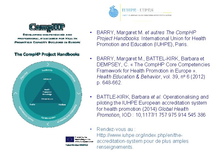  • BARRY, Margaret M. et autres The Comp. HP Project Handbooks. International Union