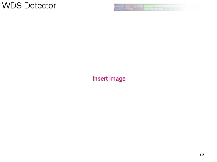 WDS Detector Insert image 17 
