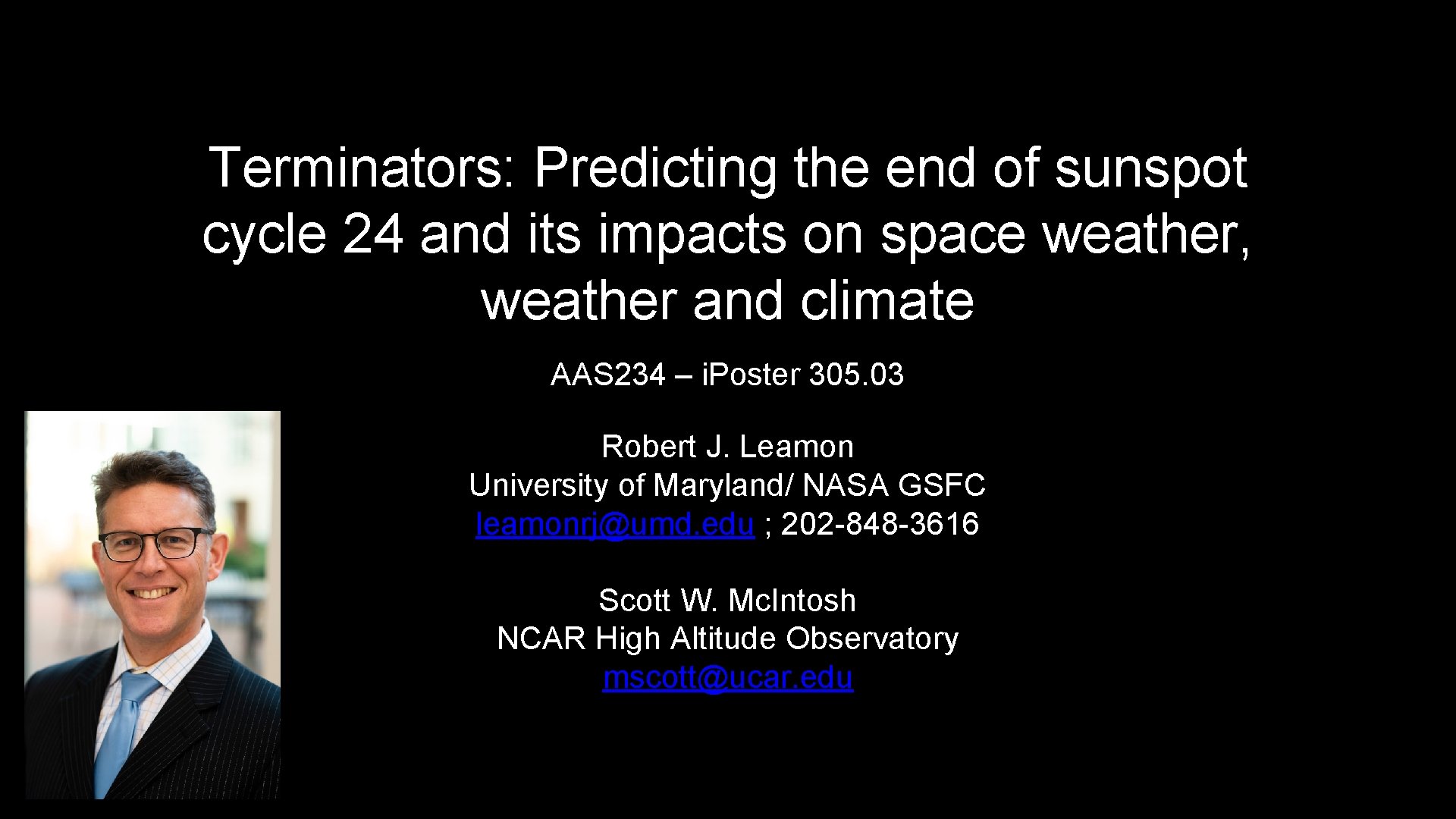 Terminators: Predicting the end of sunspot cycle 24 and its impacts on space weather,