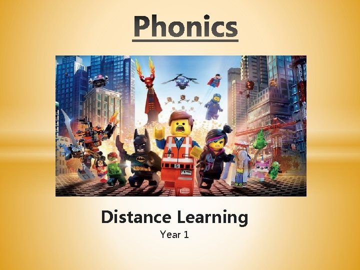 Distance Learning Year 1 