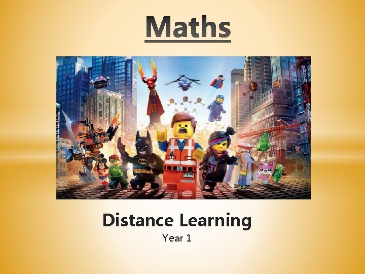 Distance Learning Year 1 