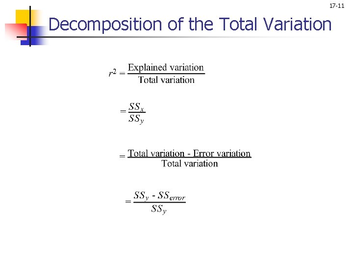 17 -11 Decomposition of the Total Variation 