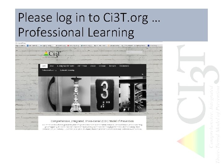 Please log in to Ci 3 T. org … Professional Learning 