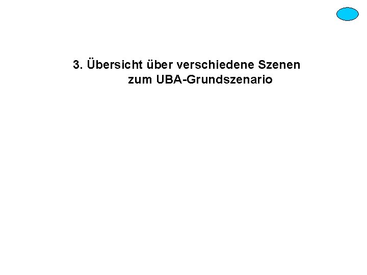 3. Übersicht über verschiedene Szenen zum UBA-Grundszenario 