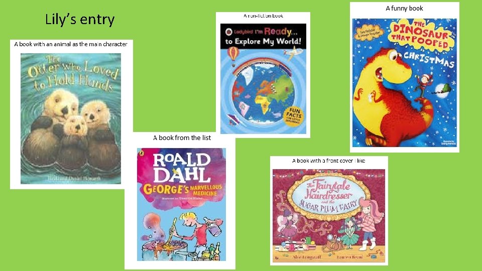 Lily’s entry 