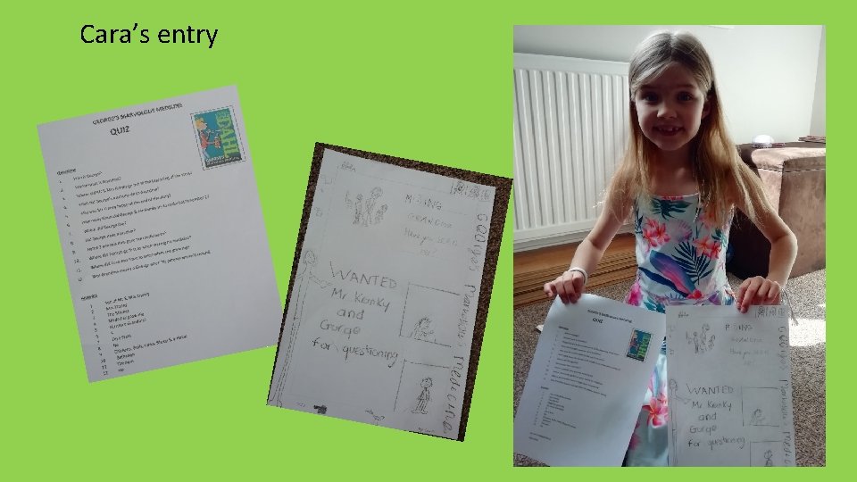 Cara’s entry 