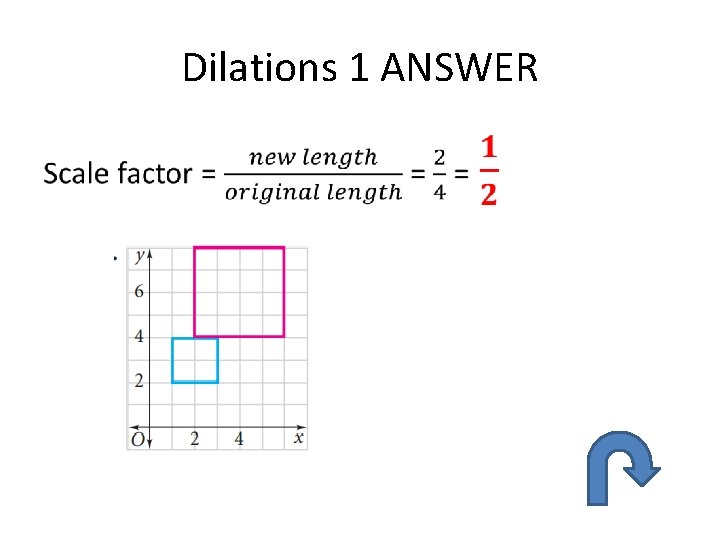 Dilations 1 ANSWER • 