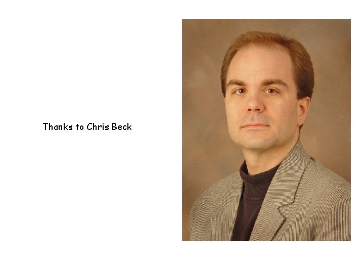 Thanks to Chris Beck 