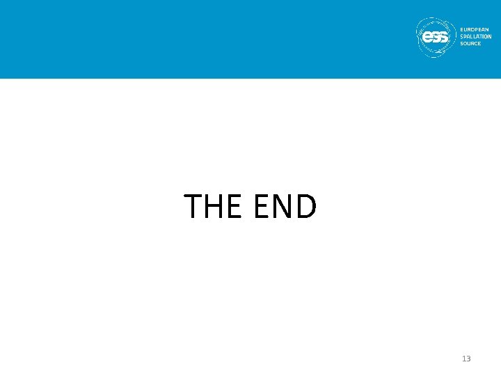 THE END 13 