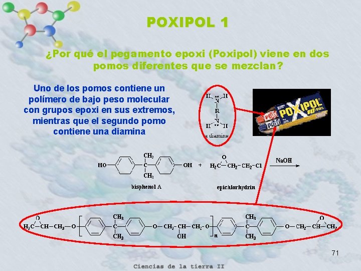 POXIPOL 1 ¿Por qué el pegamento epoxi (Poxipol) viene en dos pomos diferentes que