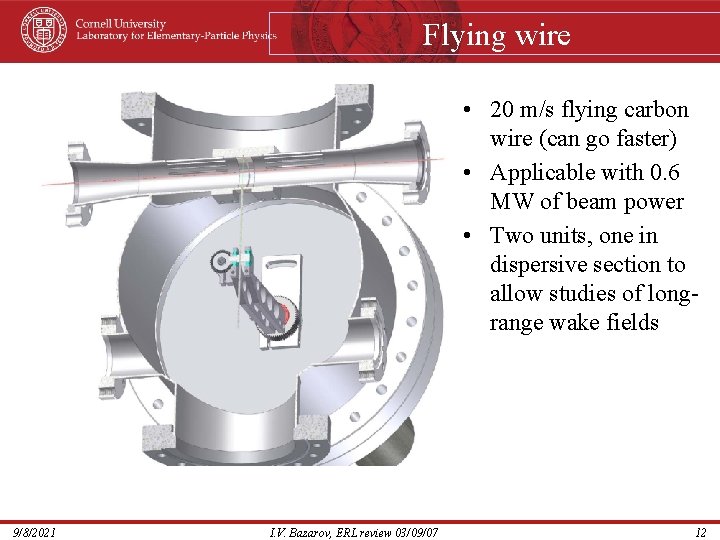 Flying wire • 20 m/s flying carbon wire (can go faster) • Applicable with