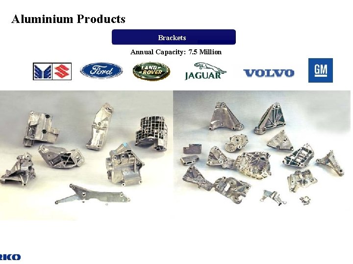 Aluminium Products Brackets Annual Capacity: 7. 5 Million 