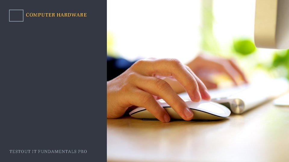 COMPUTER HARDWARE TESTOUT IT FUNDAMENTALS PRO COMPUTER HARDWARE TESTOUT IT FUNDAMENTALS PRO