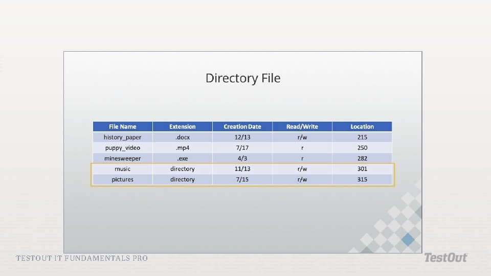 TESTOUT IT FUNDAMENTALS PRO TESTOUT IT FUNDAMENTALS PRO