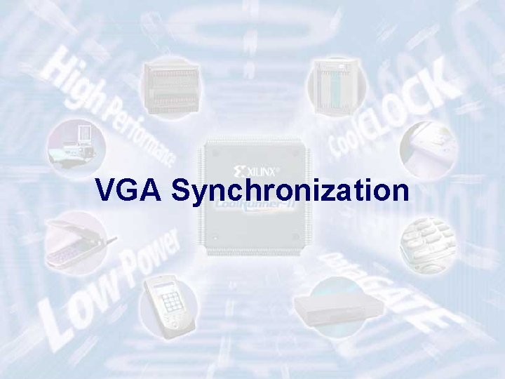 VGA Synchronization ECE 448 – FPGA and ASIC Design with VHDL 14 