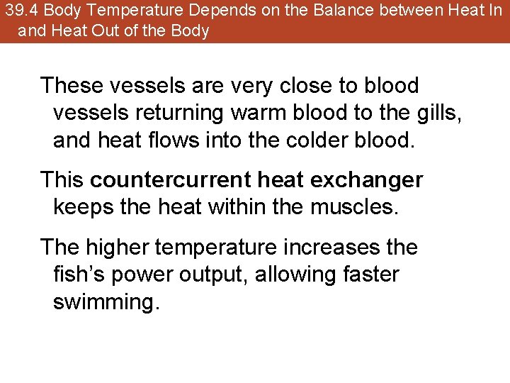 39. 4 Body Temperature Depends on the Balance between Heat In and Heat Out