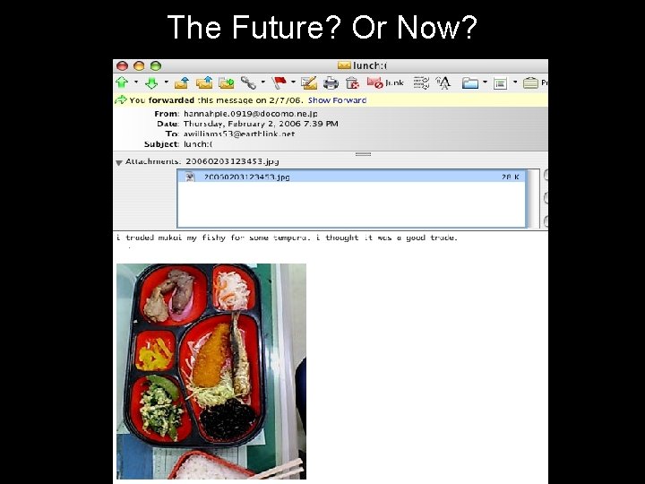 The Future? Or Now? 