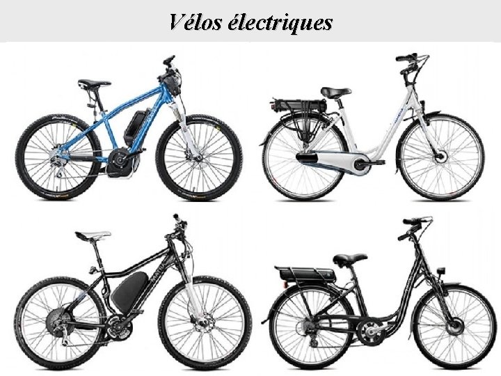 Vélos électriques 