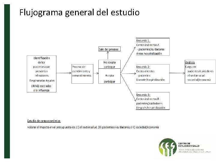 Flujograma general del estudio 