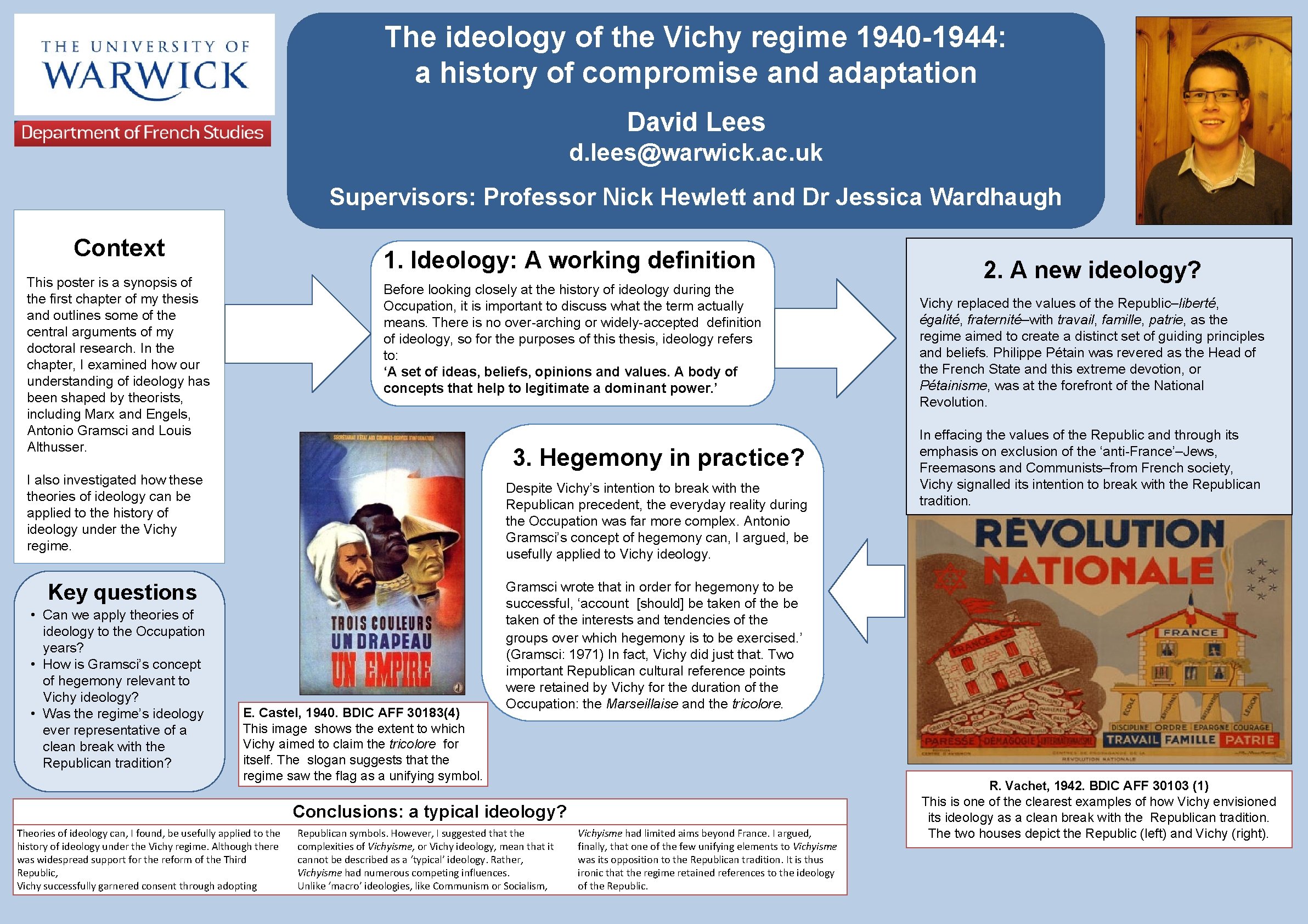 The ideology of the Vichy regime 1940 -1944: a history of compromise and adaptation The ideology of the Vichy regime 1940 -1944: a history of compromise and adaptation