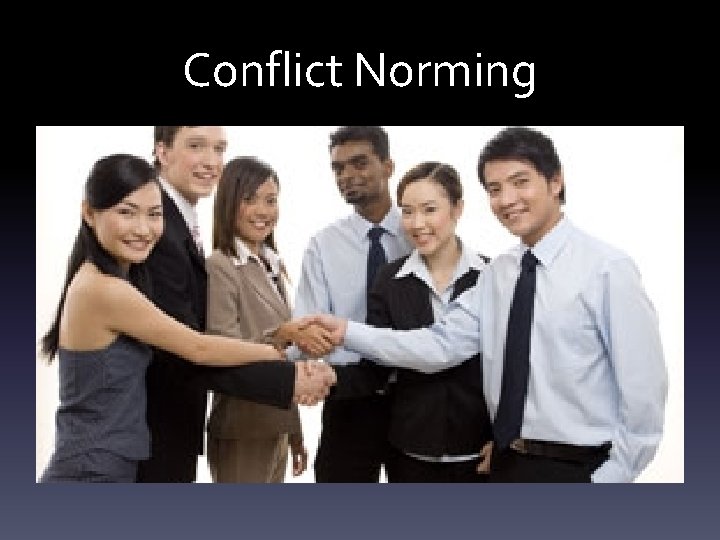 Conflict Norming 