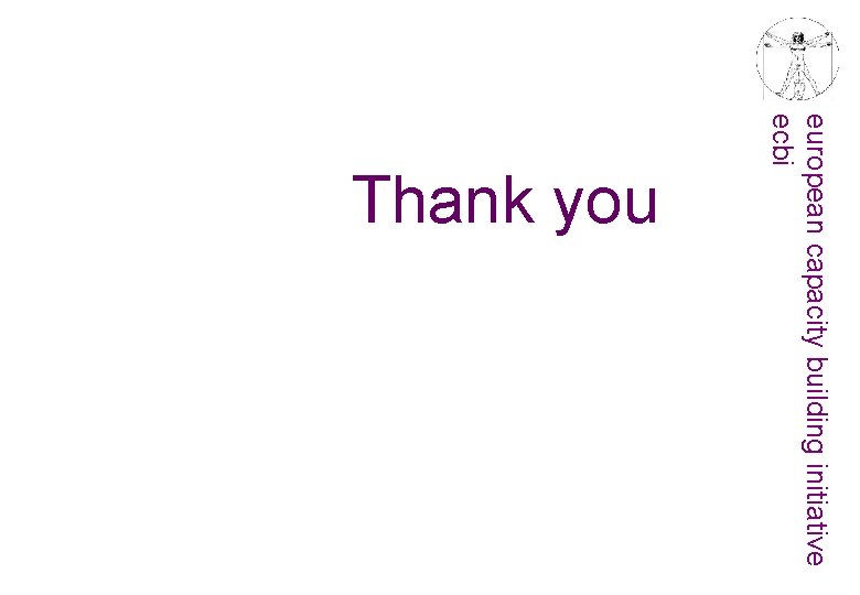 european capacity building initiative ecbi Thank you 