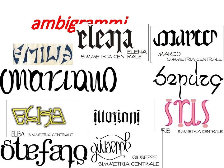 ambigrammi 