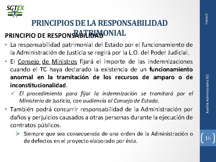  • La responsabilidad patrimonial del Estado por el funcionamiento de la Administración de