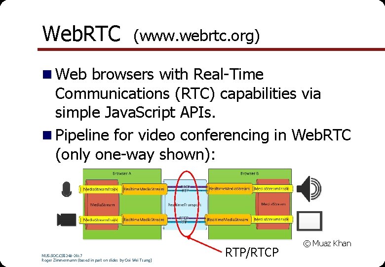 Web. RTC (www. webrtc. org) n Web browsers with Real-Time Communications (RTC) capabilities via