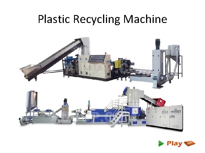 Plastic Recycling Machine 