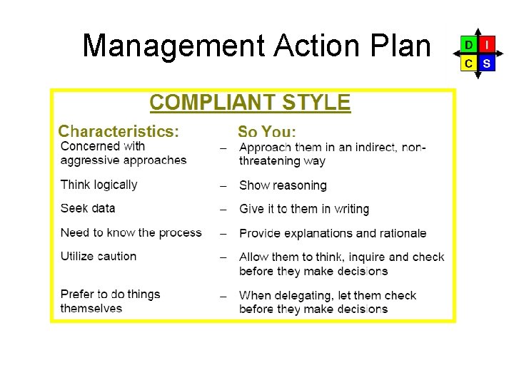 Management Action Plan Page 23 