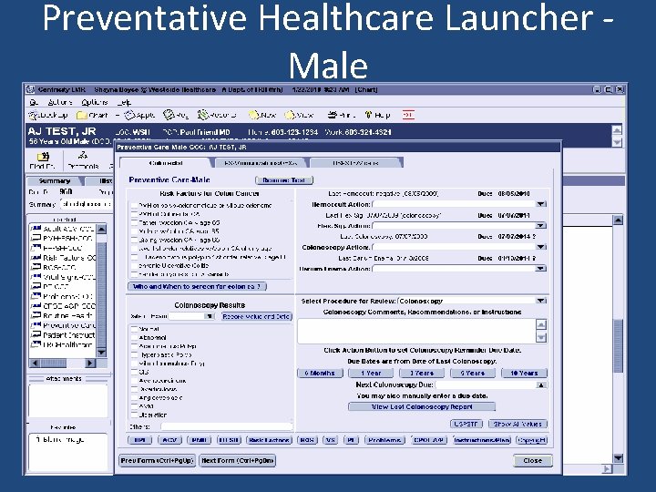 Preventative Healthcare Launcher Male 