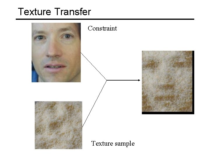 Texture Transfer Constraint Texture sample 