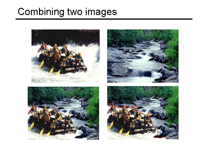 Combining two images 