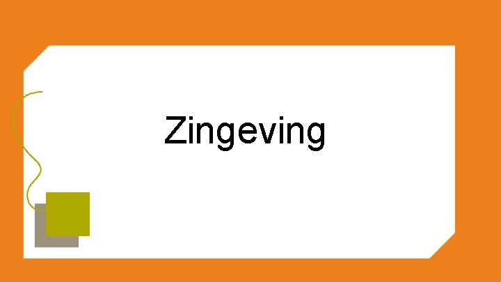 Zingeving 