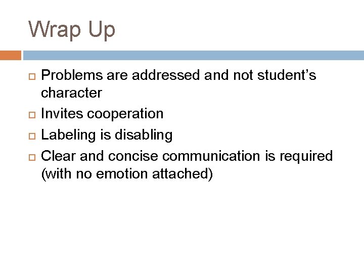 BEHAVIOR MANAGEMENT MODELS HAIM GINOTT Kevin Clyde Mickey