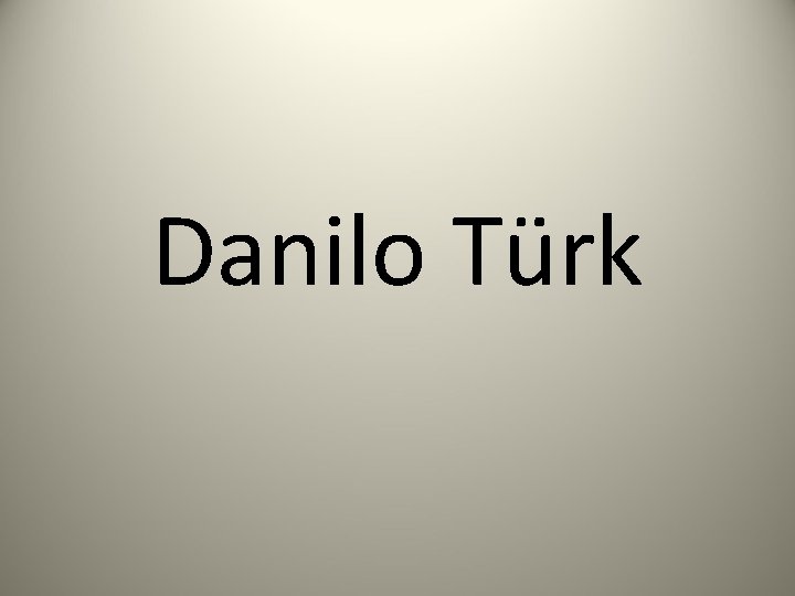 Danilo Türk 