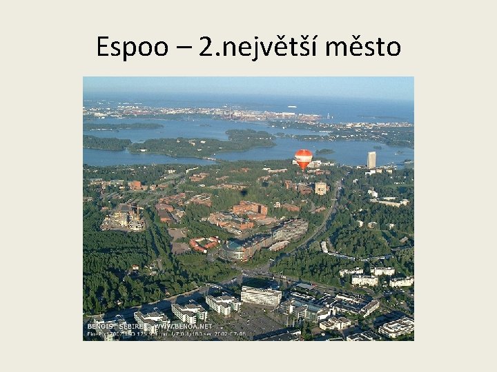 Espoo – 2. největší město 