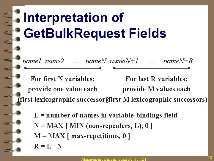 Interpretation of Get. Bulk. Request Fields name 1 name 2 . . name. N+1